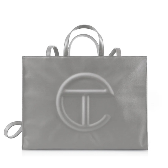 PRICE REDUCED! TELFAR Large Shopping Bag - Grey - Picture 3 of 7